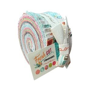 Moda Fresh Cut BASICGREY Jelly Roll - 30390 JR - 40 2.5” Fabric Strips - RARE
